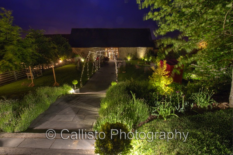 night time photograph of wick farm