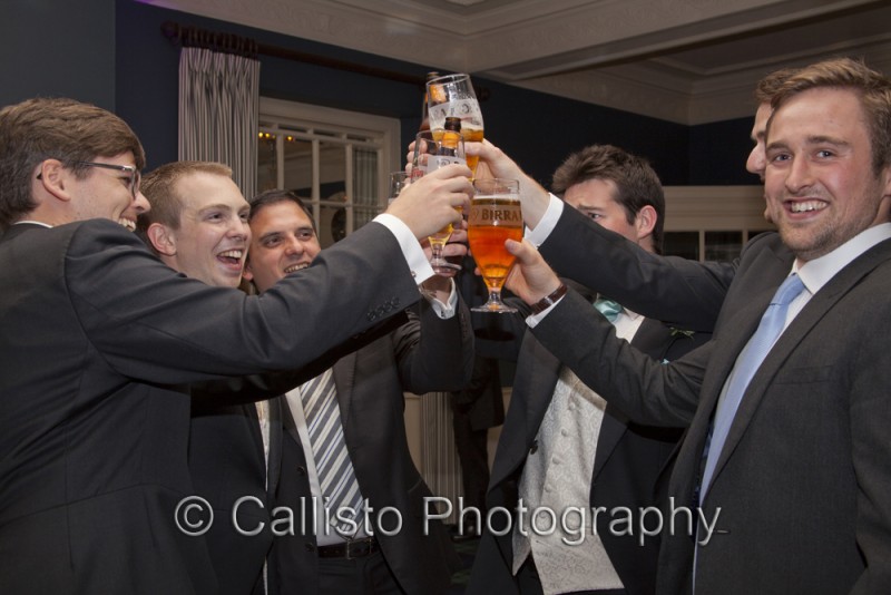 cheers to the groom