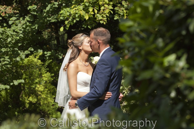 charlotte and jamie have sneaky kiss amongst trees