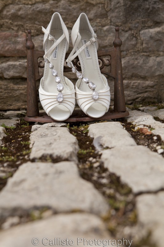 blingy wedding shoes