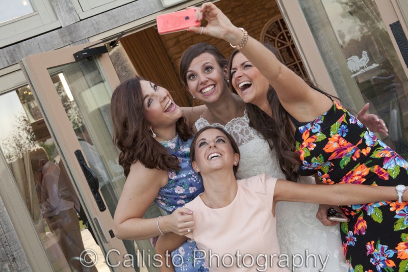 becky and friends doing selfie