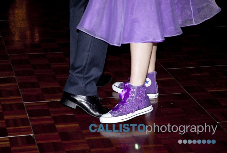 Fun First Dance Sneakers at Clevedon Hall