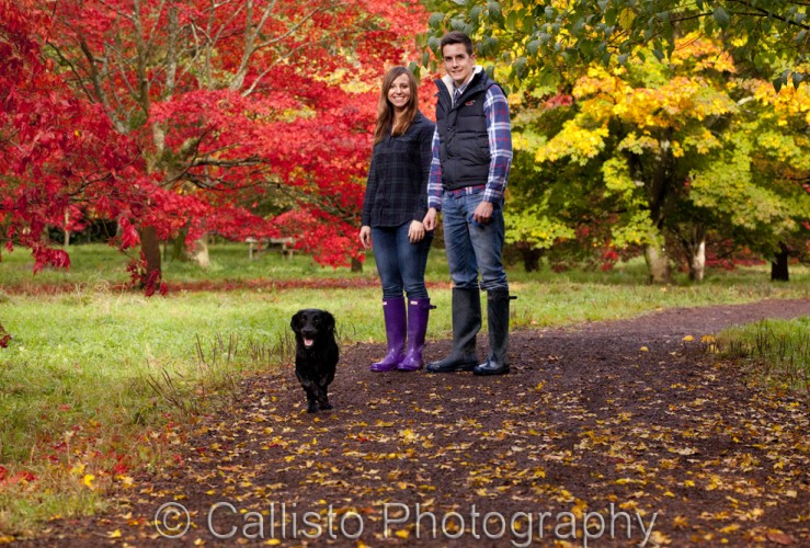 Westonbirt Arboretum Autumn Engagement – Becky & Phil