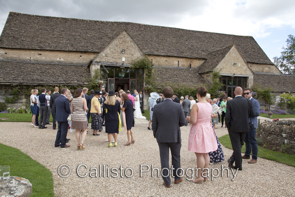 Guests at Great Tythe Barn